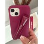 Чехол Rhode Lip Case Raspberry Jelly с блеском для губ на айфон 14